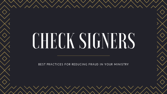 best practices for check signers