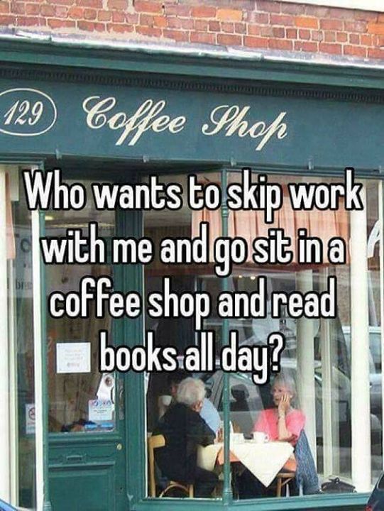 skip work and read books