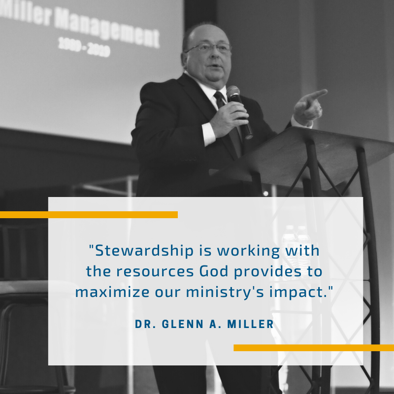 Dr. Miller quote on stewardship