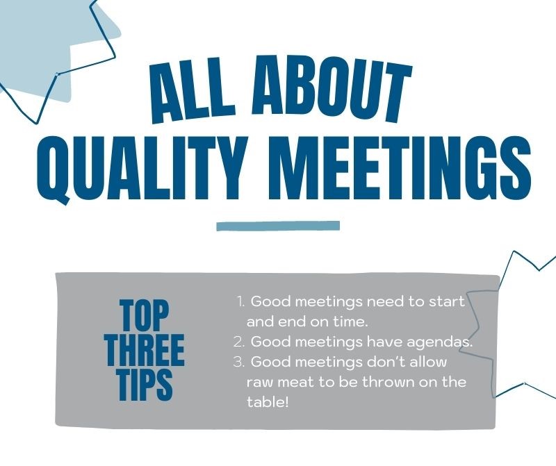 quality meetings and effective communication