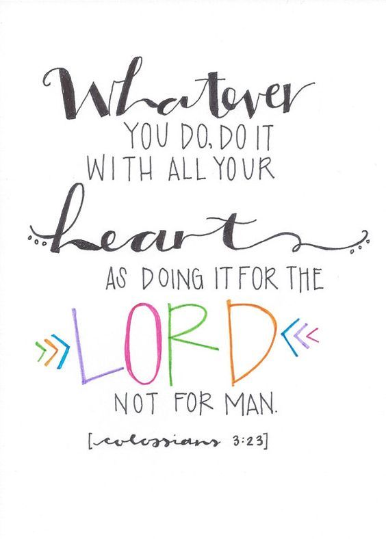 Colossians 3:23 integrity in the workplace