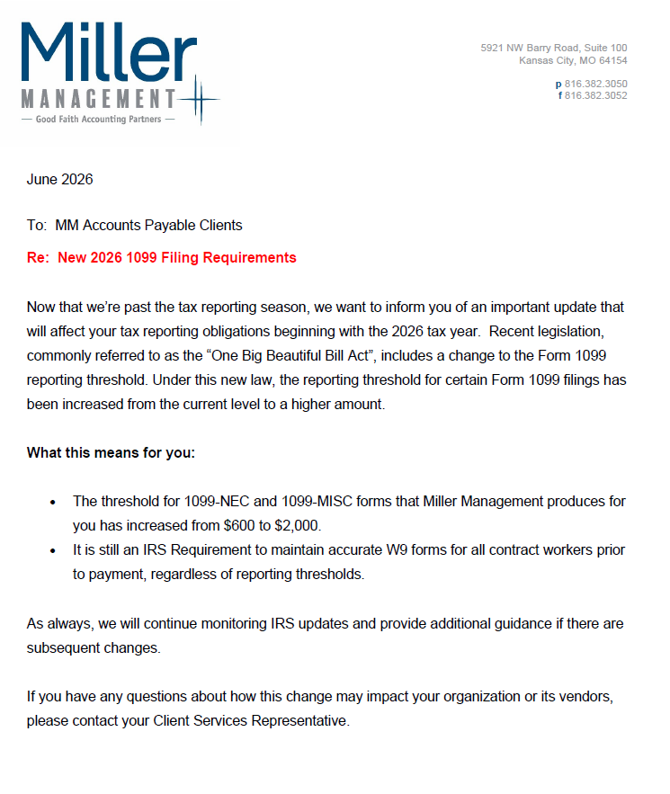 2026-06 1099 Threshold Memo